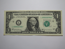 Load image into Gallery viewer, $1 2017 Flipper Serial Number Federal Reserve Bank Note Bill #69900096
