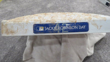 Load image into Gallery viewer, 2021 New York Yankees Vs Rays Game Used Jackie Robinson Day First Base Baseball 