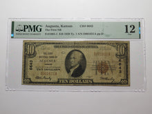 Load image into Gallery viewer, $10 1929 Augusta Kansas KS National Currency Bank Note Bill Ch. #6643 F12 PMG