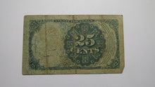 Load image into Gallery viewer, 1874 $.25 Fifth Issue Fractional Currency Obsolete Bank Note Bill! 5th FINE