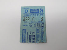 Load image into Gallery viewer, February 1, 1976 New York Rangers V Minnesota North Stars NHL Hockey Ticket Stub