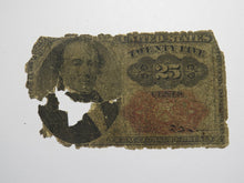 Load image into Gallery viewer, 1874 $.25 Fifth Issue Fractional Currency Obsolete Bank Note Bill 5th Filler