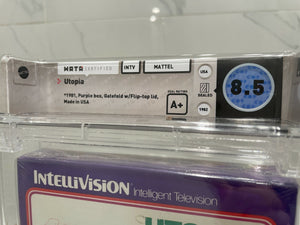 Unopened Utopia Intellivision Sealed Video Game! Wata Graded 8.5 A+ 1982 Atari 