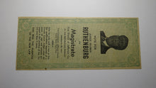 Load image into Gallery viewer, 1861 Confederate Currency Facsimile Political Advertising Note Reuben Ruthenburg