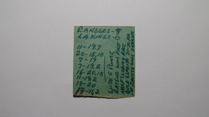 January 9, 1972 New York Rangers Vs. Kings Hockey Ticket Stub! Ratelle 5 Points!