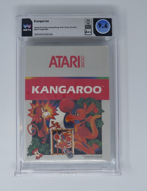 Unopened Kangaroo Atari 2600 Sealed Video Game! Wata Graded 9.6 A++ Seal 1983