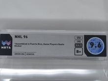 Load image into Gallery viewer, New NHL &#39;96 Hockey Sega Genesis Factory Sealed Video Game Wata Graded 9.6 B+