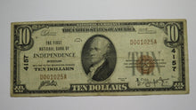 Load image into Gallery viewer, $10 1929 Independence Missouri MO National Currency Bank Note Bill Ch. #4157 VF