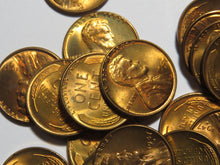 Load image into Gallery viewer, 1947-D Brilliant Uncirculated Wheat Cent Penny Roll!  50 Uncirculated Red Cents