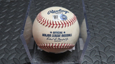 2019 Brian Dozier Washington Nationals Game Used Foul Baseball! Dakota Hudson