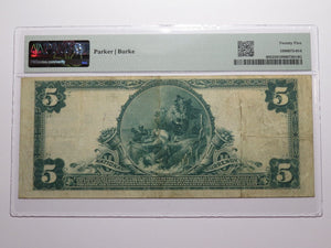 $5 1902 Itta Bena Mississippi National Currency Bank Note Bill #10688 PMG VF25