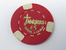Load image into Gallery viewer, 1995 Casino Authentic Movie Screen Used Tangiers $5 Poker Chip Planet Hollywood