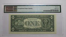 Load image into Gallery viewer, $1 1999 Fancy Serial Number Federal Reserve Bank Note Bill UNC65 PMG #24222244