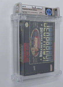 Jeopardy! Deluxe Edition Super Nintendo SNES Sealed Video Game Wata Graded 7.5 A
