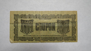 1950's United Cigar Stores Company of America Certificate!  Scranton PA!