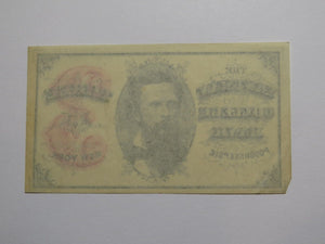 $.03 1870's Poughkeepsie New York Obsolete Currency Note Eastman College