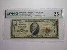 Load image into Gallery viewer, $10 1929 Anniston Alabama AL National Currency Bank Note Bill Ch #11753 VF25 PMG