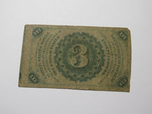 Load image into Gallery viewer, 1863 $.03 Second Issue Fractional Currency Obsolete Bank Note Bill 2nd