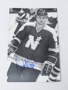Brad Maxwell Minnesota North Stars Signed Autographed Original NHL 5X3 Photo