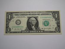 Load image into Gallery viewer, $1 2021 Radar Serial Number Federal Reserve Currency Bank Note Bill UNC 64588546