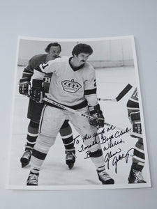 Glen Goldup Los Angeles Kings Signed Autographed Original 10X8 Hockey Photo
