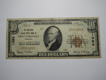 Load image into Gallery viewer, $10 1929 Proctorsville Vermont VT National Currency Bank Note Bill Ch #1383 FINE
