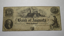 Load image into Gallery viewer, $10 1858 Augusta Georgia GA Obsolete Currency Bank Note Bill! Bank of Augusta