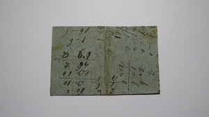 1771 2 Shillings 6 Pence North Carolina NC Colonial Currency Bank Note Bill 2s6d