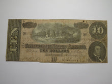 Load image into Gallery viewer, $10 1864 Richmond Virginia VA Confederate Currency Bank Note Bill RARE T68 VG