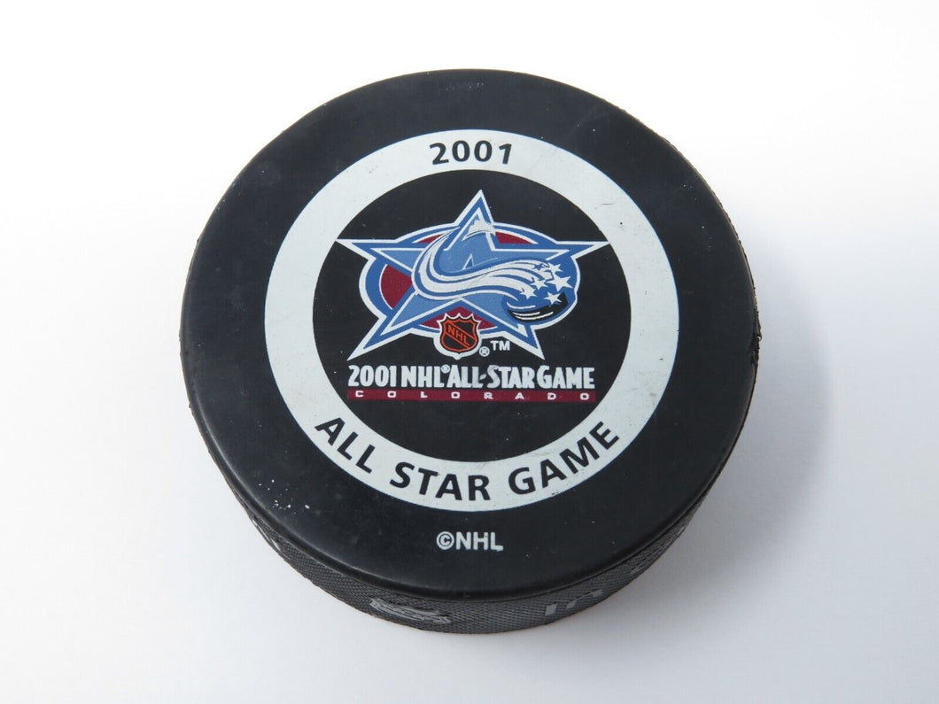 2001 NHL All Star Game Official Bettman Game Puck! Not Used RARE Colorado