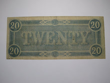 Load image into Gallery viewer, $20 1864 Richmond Virginia VA Confederate Currency Bank Note Bill RARE T67 VF+