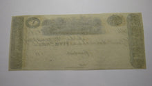 Load image into Gallery viewer, $5 18__ Cincinnati Ohio OH Obsolete Currency Bank Note Bill Remainder  Post Note