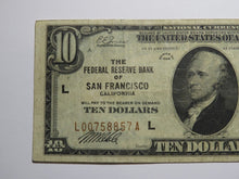 Load image into Gallery viewer, $10 1929 San Francisco Mini Radar National Currency Federal Reserve Bank Note