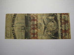 $2 1862 Savannah Georgia GA Obsolete Currency Bank Note Bill! Savings and Loan