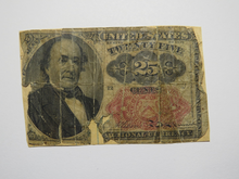 Load image into Gallery viewer, 1874 $.25 Fifth Issue Fractional Currency Obsolete Bank Note Bill 5th Filler