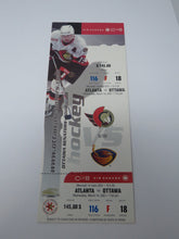 Load image into Gallery viewer, March 14, 2001 Ottawa Senators Atlanta Thrashers NHL Full Hockey Ticket Mint