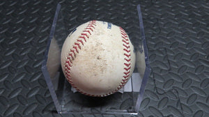 2020 Nate Jones Cincinnati Reds Strikeout Game Used MLB Baseball! Salvador Perez