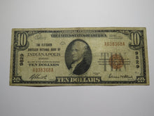 Load image into Gallery viewer, $10 1929 Indianapolis Indiana IN National Currency Bank Note Bill Charter #9829