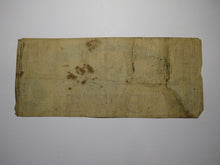 Load image into Gallery viewer, $1 1862 Richmond Virginia VA Obsolete Currency Treasury Bank Note Bill