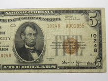 Load image into Gallery viewer, $5 1929 Ventnor City New Jersey NJ National Currency Bank Note Bill Ch. #10248