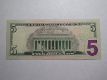 Load image into Gallery viewer, $5 2017 Radar Serial Number Federal Reserve Currency Bank Note Bill #27188172