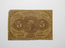 Load image into Gallery viewer, 1863 $.05 First Issue Fractional Currency Obsolete Bank Note Bill 1st Issue!
