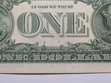 Load image into Gallery viewer, $1 2021 Minor Wet Ink Transfer Error Federal Reserve Bank Note Bill UNC++