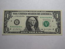 Load image into Gallery viewer, $1 2021 Radar Serial Number Federal Reserve Currency Bank Note Bill UNC 93233239