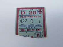Load image into Gallery viewer, December 10, 1969 Rangers Vs. Boston Bruins Hockey Ticket Stub Bobby Orr Goal