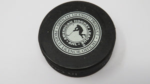 Saint John Flames AHL Official Viceroy InGlasco Puck Defunct Minor Hockey Team