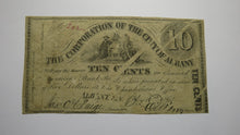 Load image into Gallery viewer, $.10 1862 Albany New York Obsolete Currency Bank Note Bill City of Albany ERROR