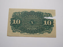 Load image into Gallery viewer, 1863 $.10 Fourth Issue Fractional Currency Obsolete Bank Note Bill 4th Filler