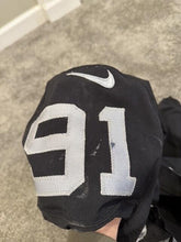 Load image into Gallery viewer, 2013 Jack Crawford Oakland Raiders Game Used Worn Football Jersey Justin Tuck