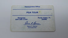 Load image into Gallery viewer, 1994 Payne Stewart PGA Tour Players Tour Card! Signed and Match/Tour Used